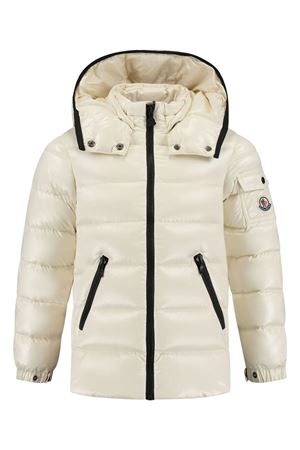 bomber in piuma d'oca bianco MONCLER KIDS | J29541A5271068950070